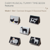 Dubbelzijdig boekje met muziek - Easier beginnings farm musical tummy-time book (Geboortelijst Billie B.)